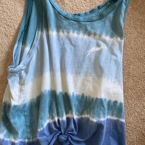 blue ombré tank top from PINK